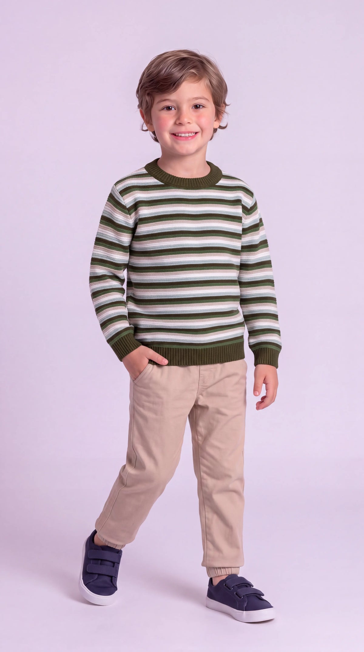 Blusa Infantil Listrada de Modal