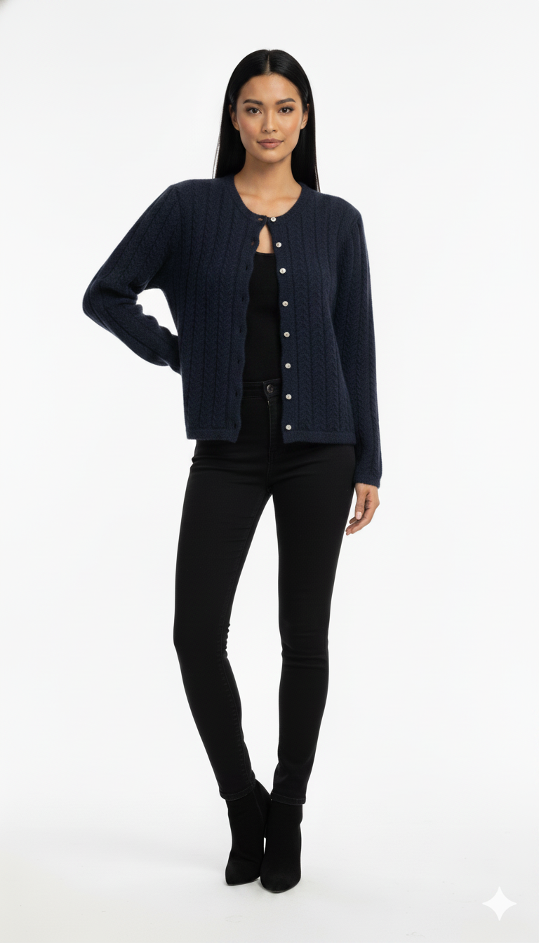 Casaquinho com Botões Aquarela