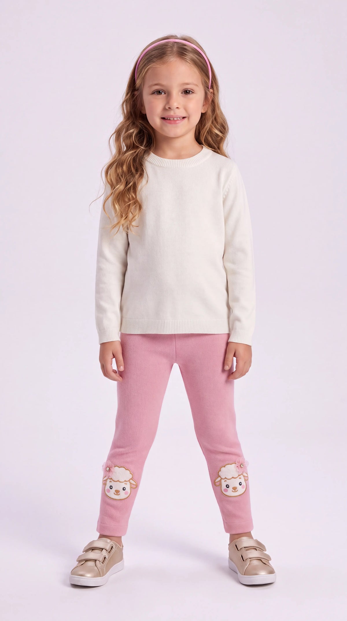 Calça Infantil Legging Ovelinha