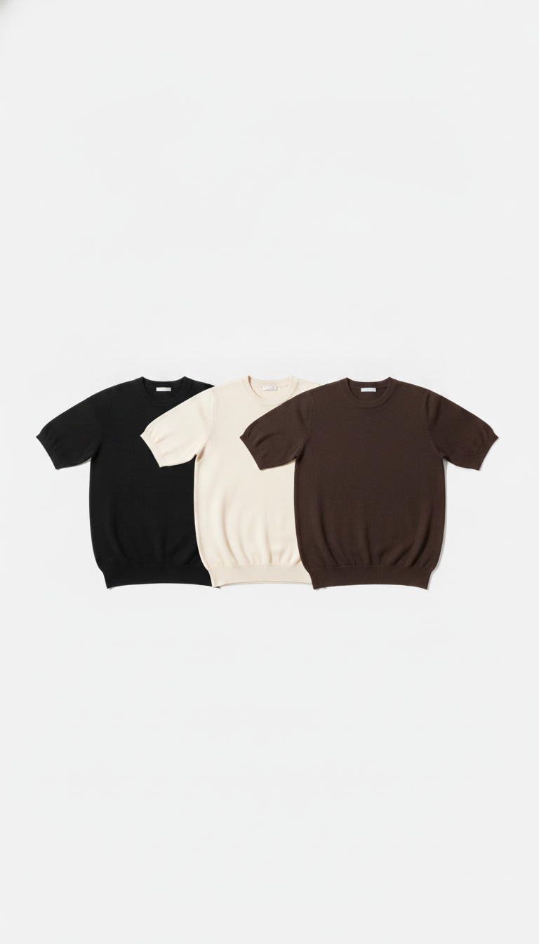 Kit 3 Tshirts Básicas de Modal