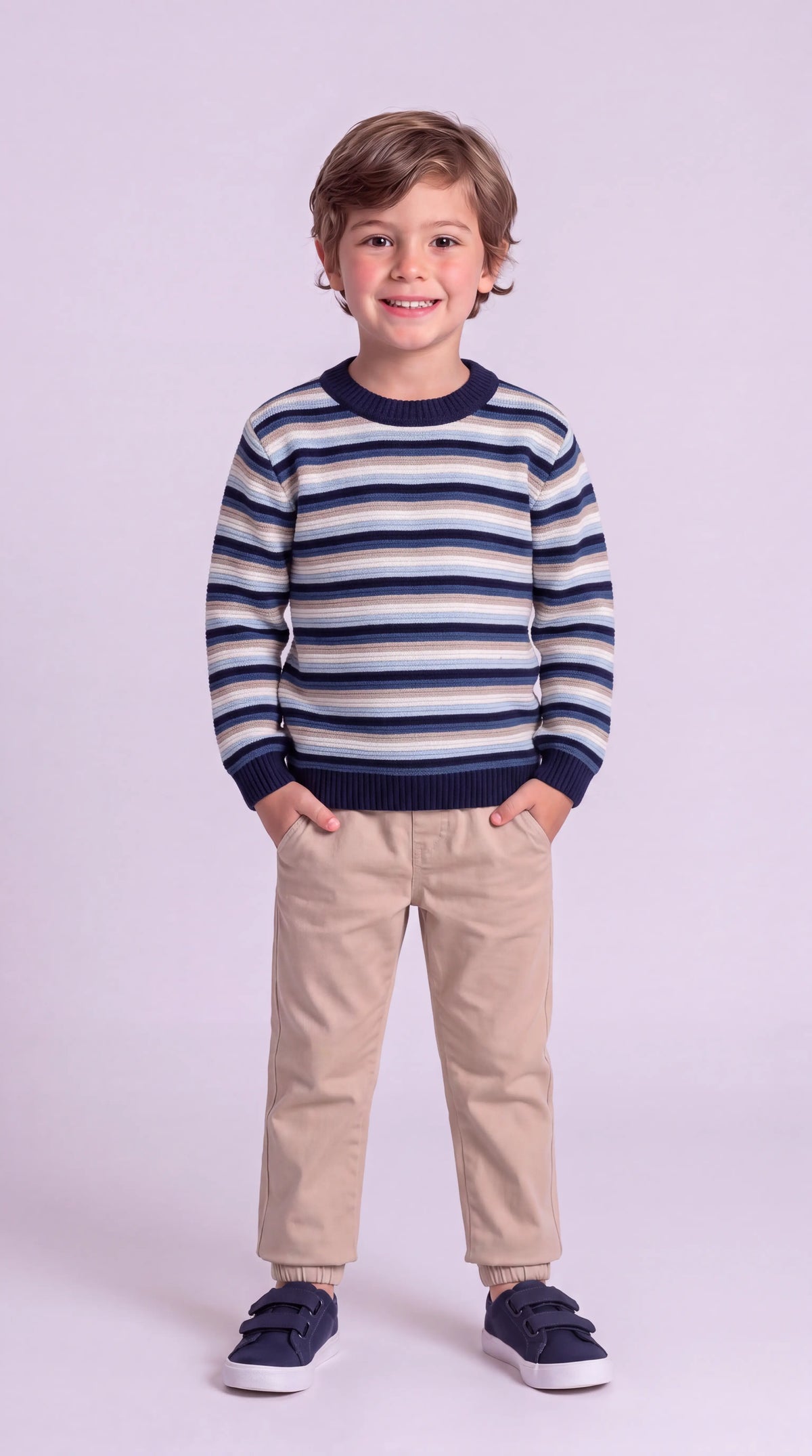 Blusa Infantil Listrada de Modal