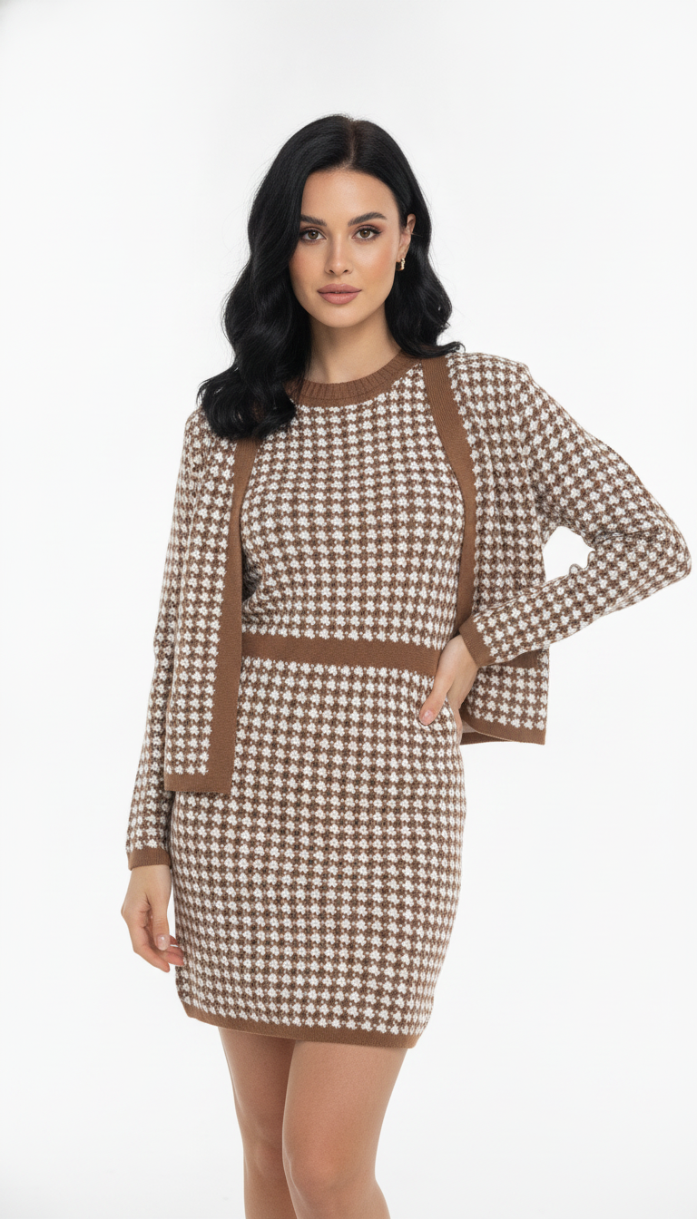 Conjunto Casaco e Vestido