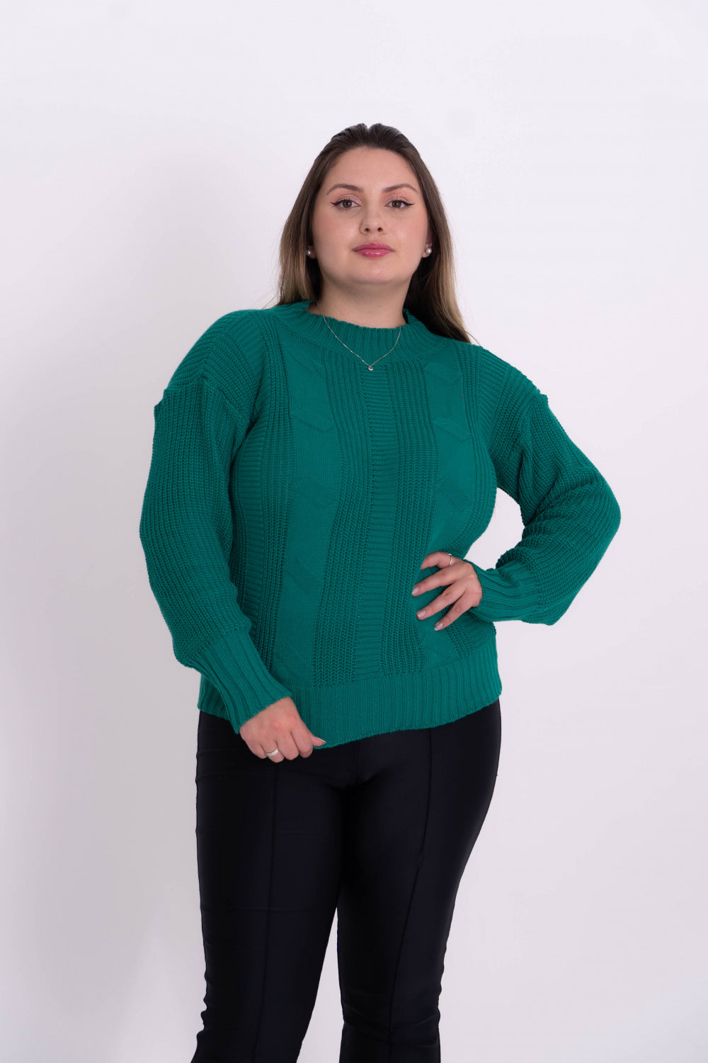 Blusa de Tricot Estruturada