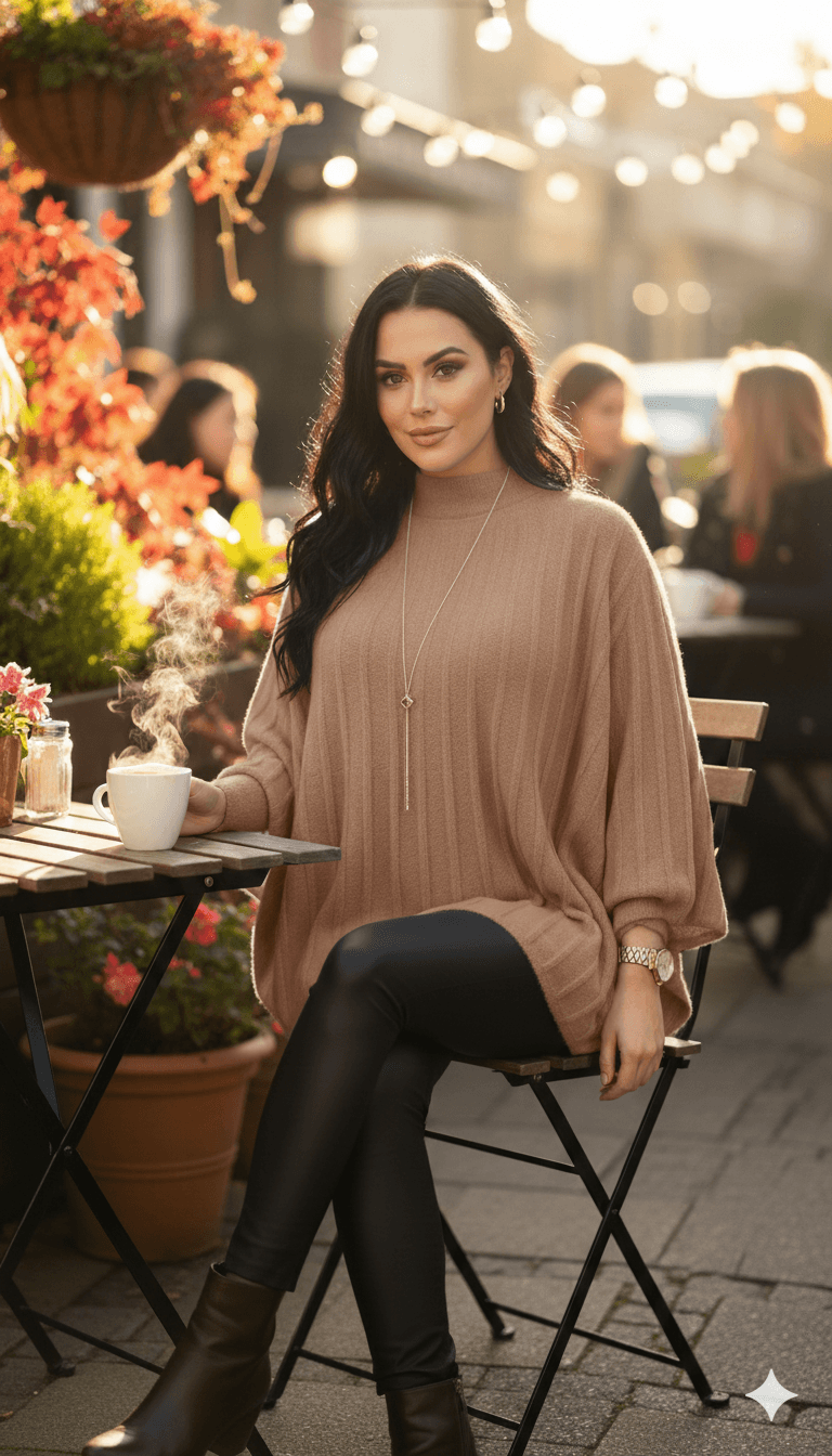 Poncho Plissado Aquarela