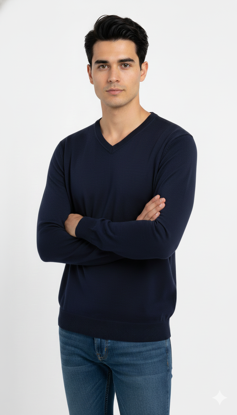 Suéter Masculino Gola V