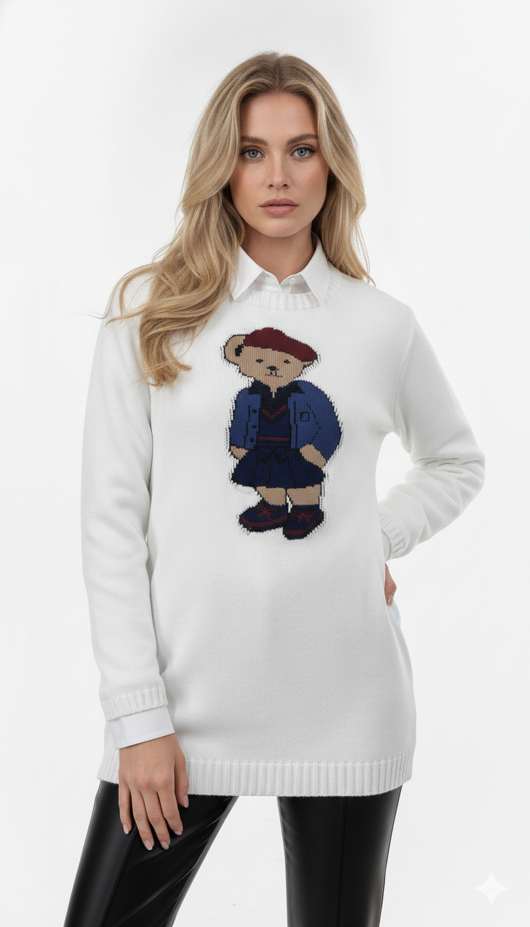 Blusa Jacar Ursinho