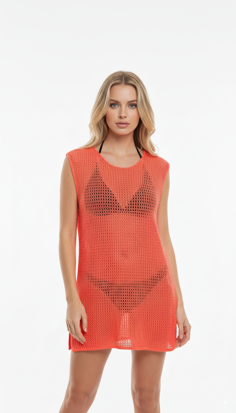 Saia de Praia de Tricot