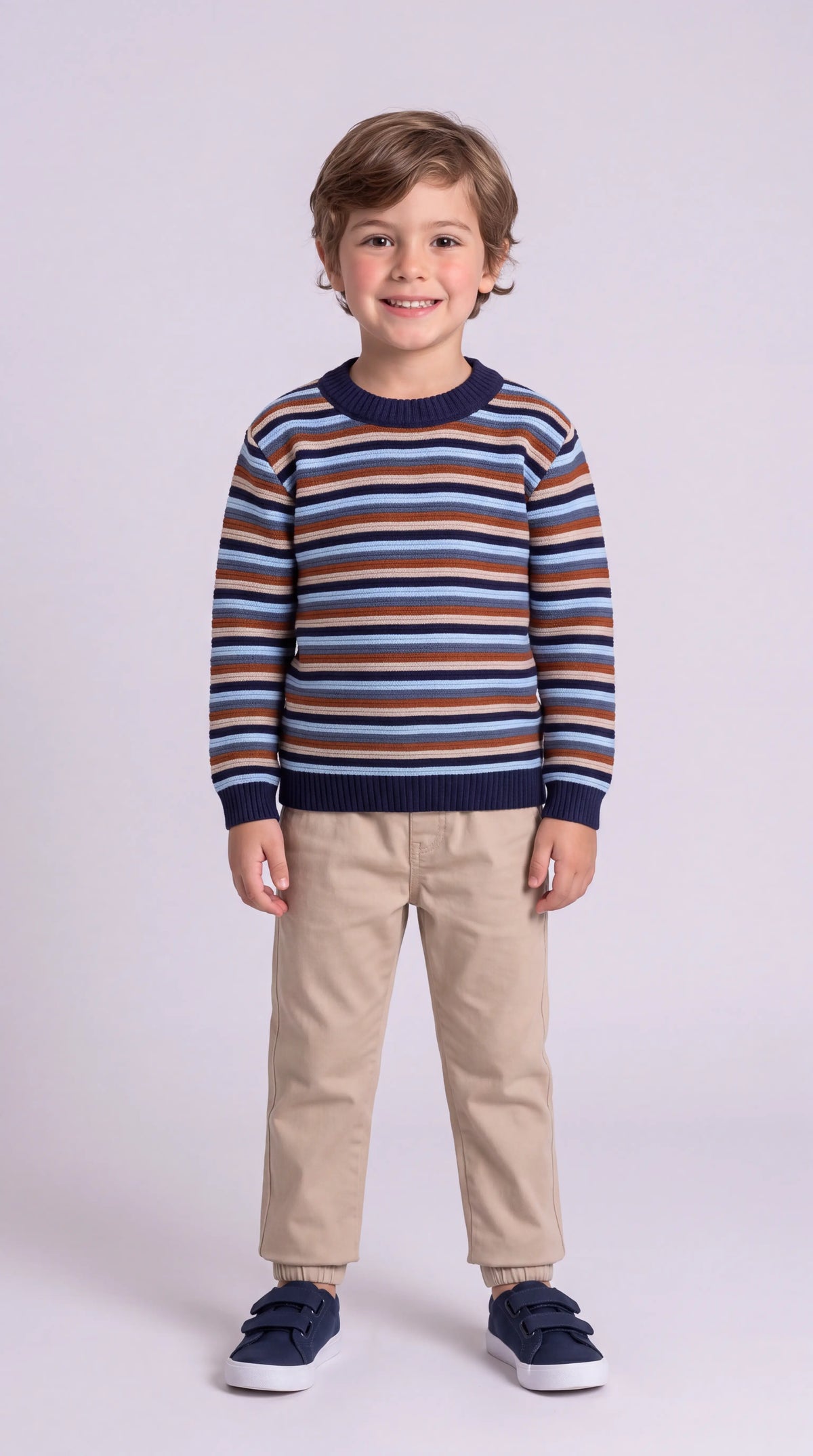 Blusa Infantil Listrada de Modal