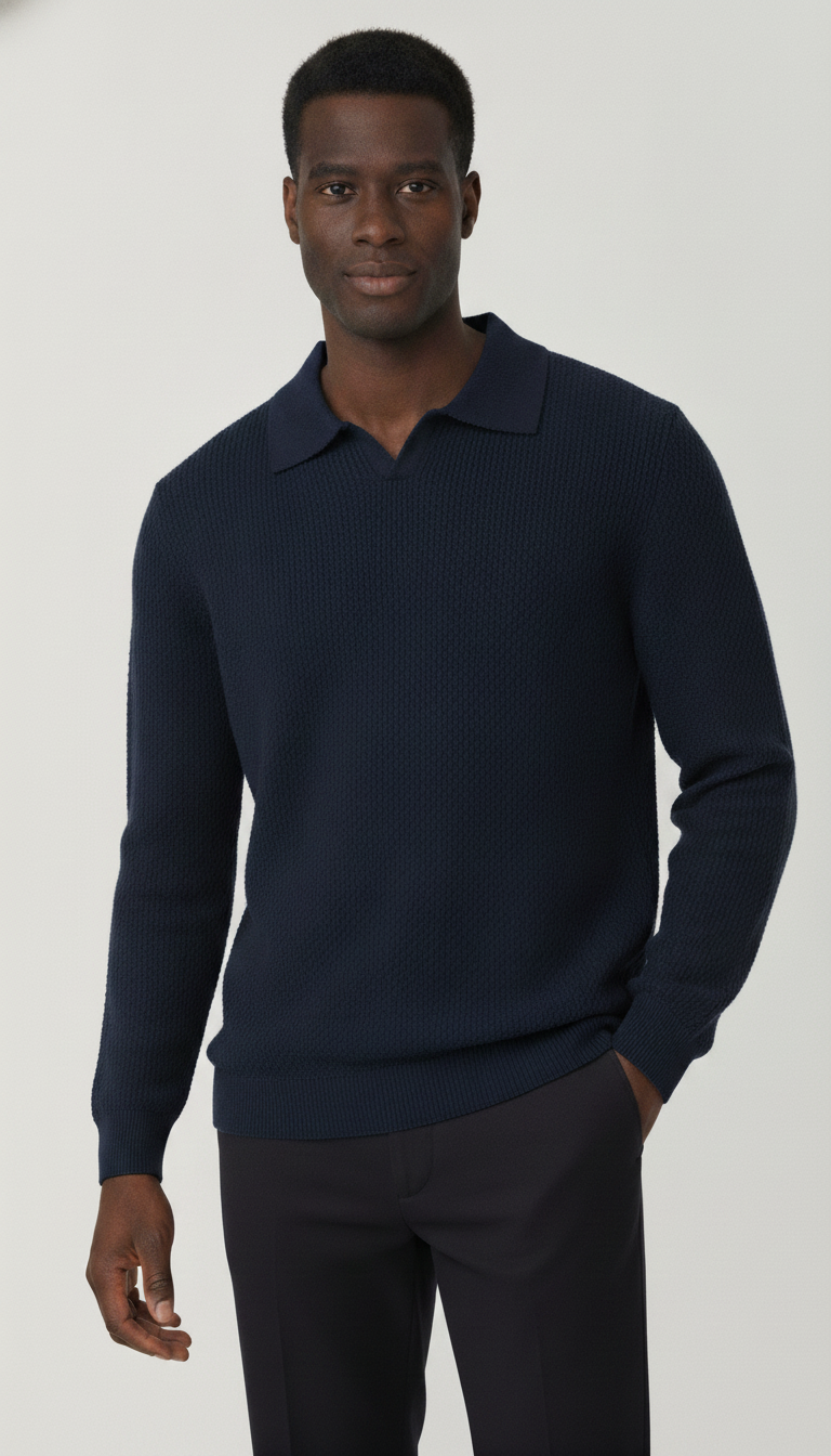 Suéter Masculino Gola Polo