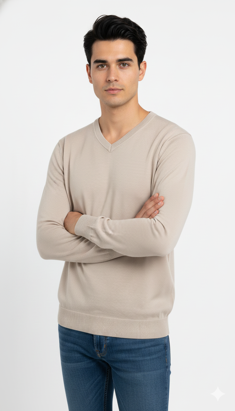 Suéter Masculino Gola V