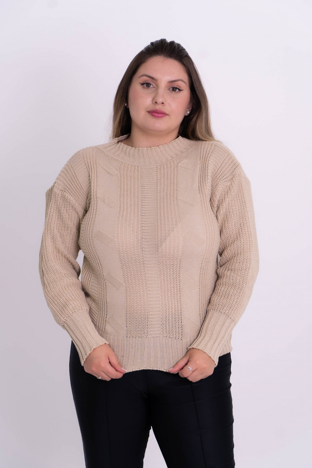 Blusa de Tricot Estruturada