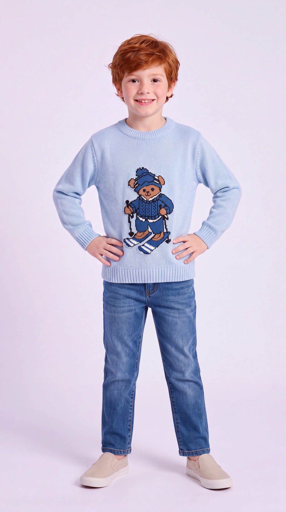 Blusa Infantil Ursinho Esqui