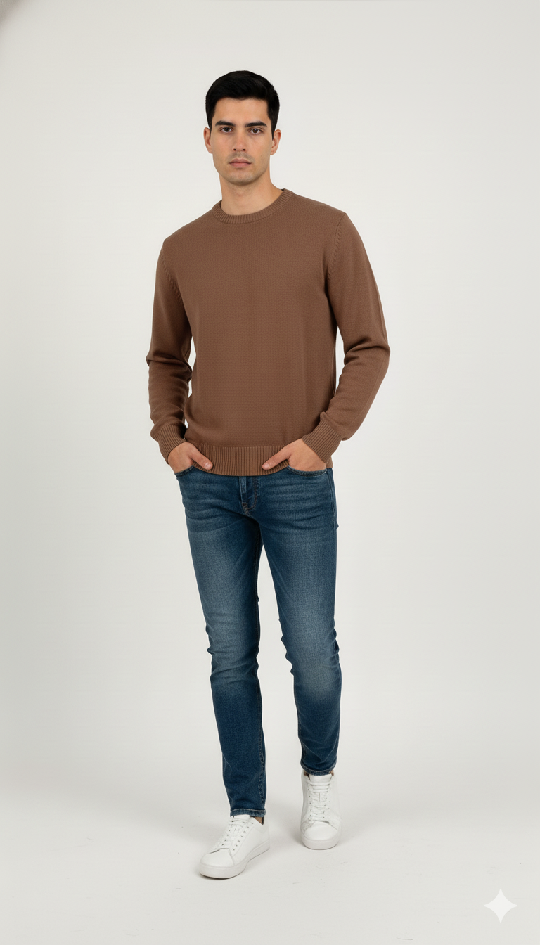 Suéter Liso de Modal