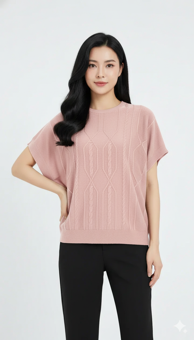 Tshirt Toque de Seda Detalhada