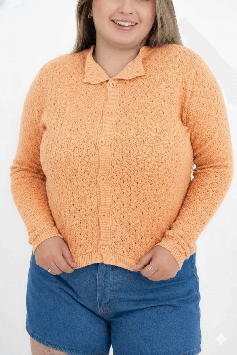 Casaco Modal Rendado