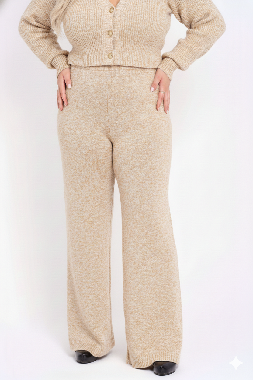Calça Pantalona Lisa Mousse