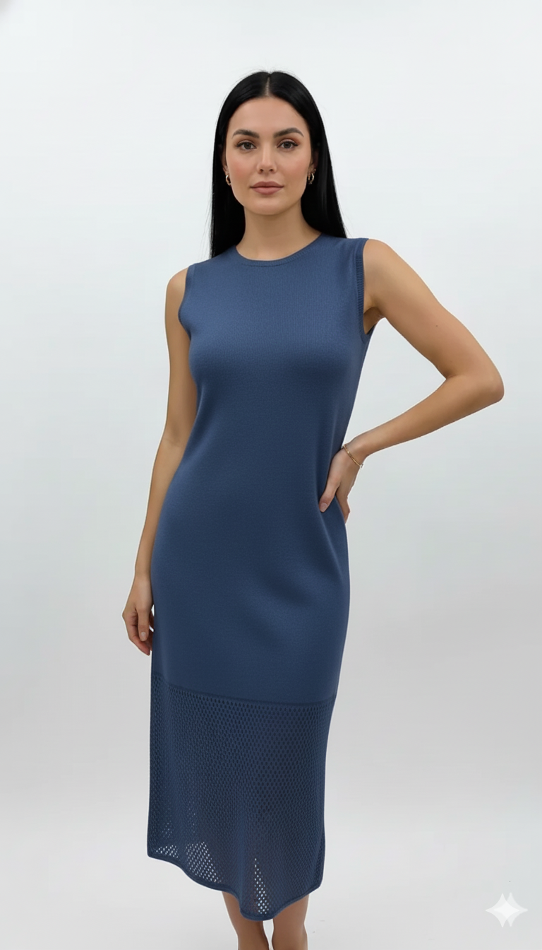 Vestido Vazadinho Longo