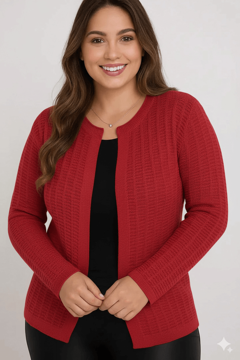 Casaco Detalhado Tijolinho