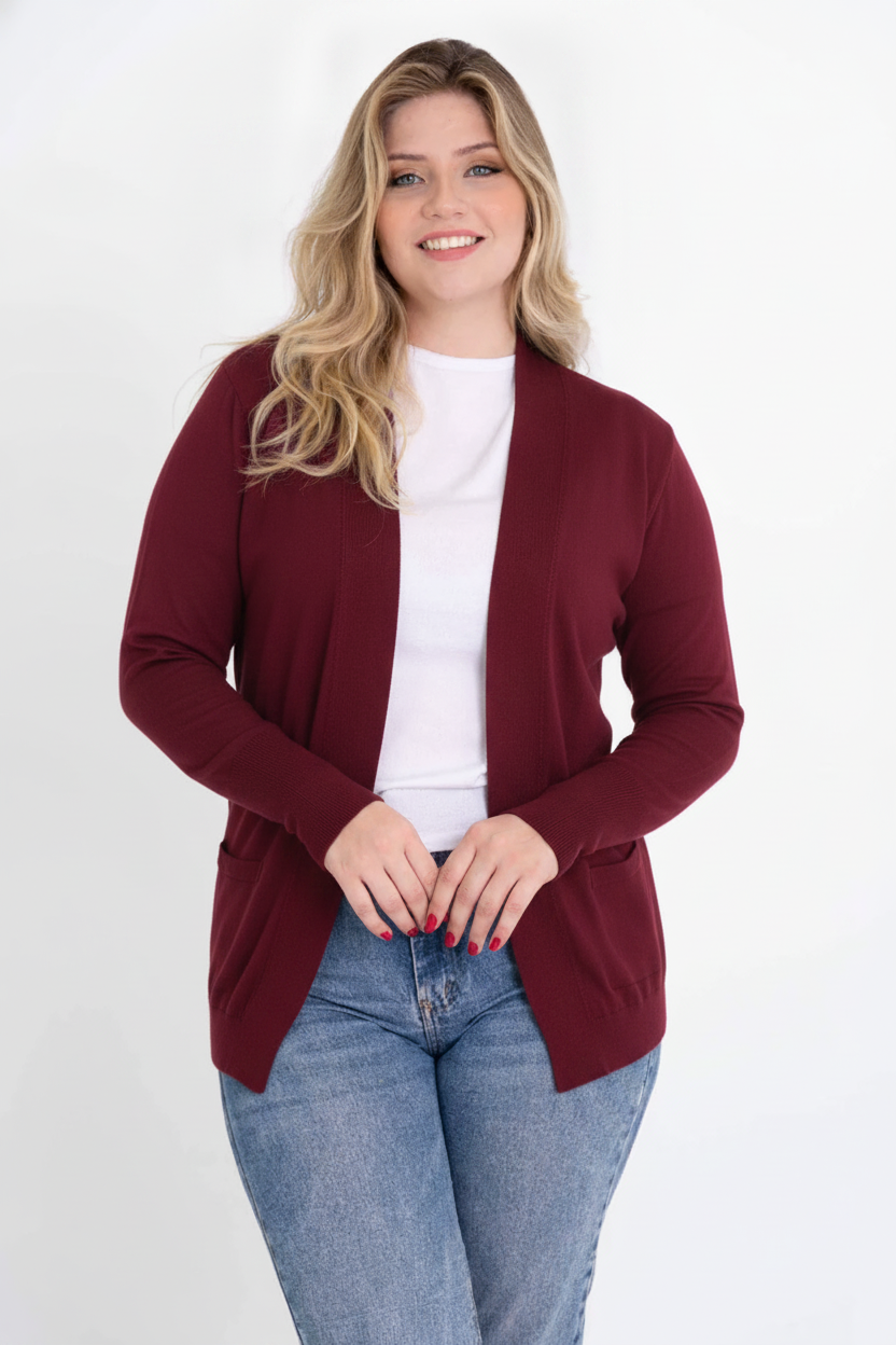 Cardigan Modal Básico