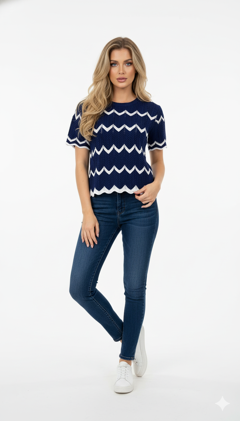 Tshirt Listrada Zigzag