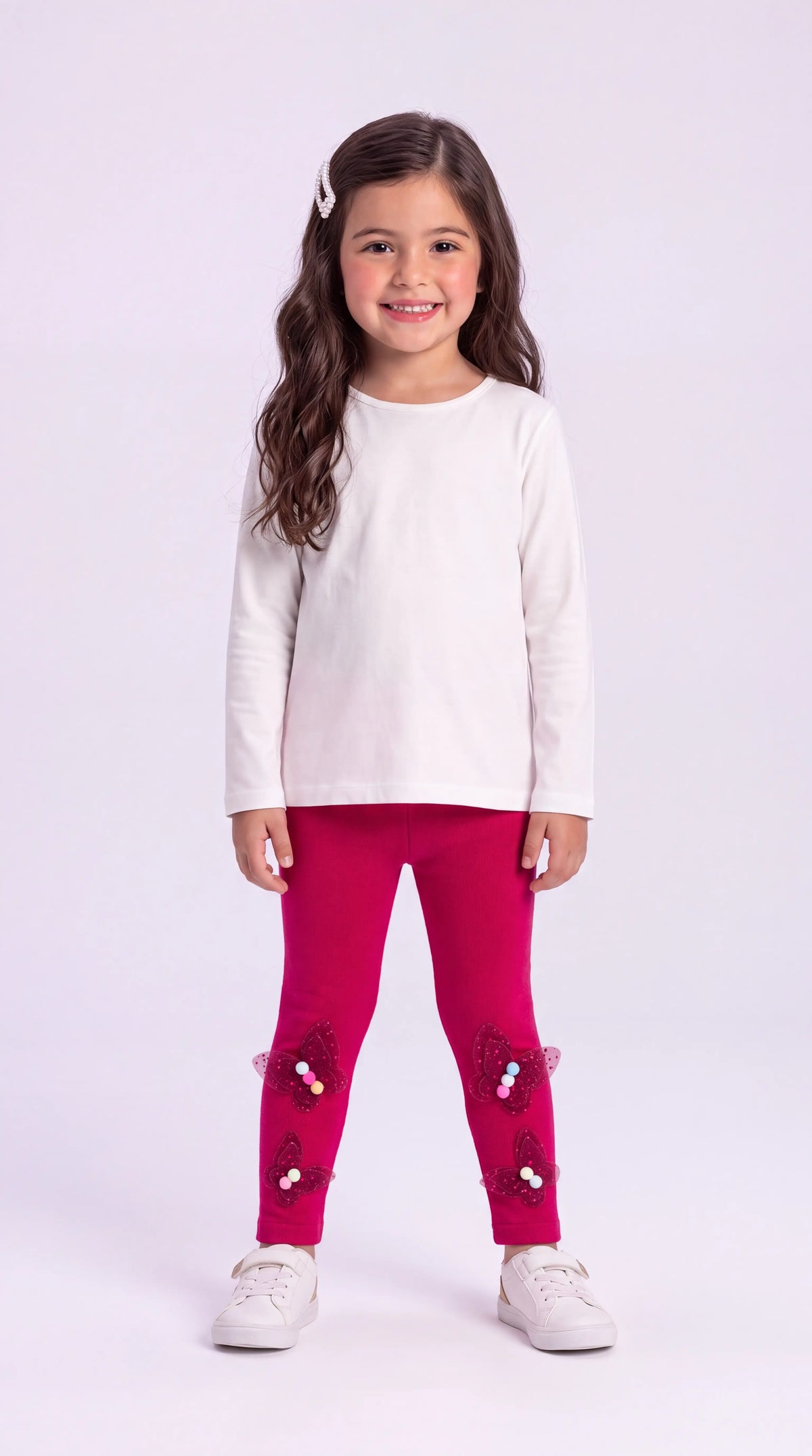 Calça Infantil Legging Borboleta