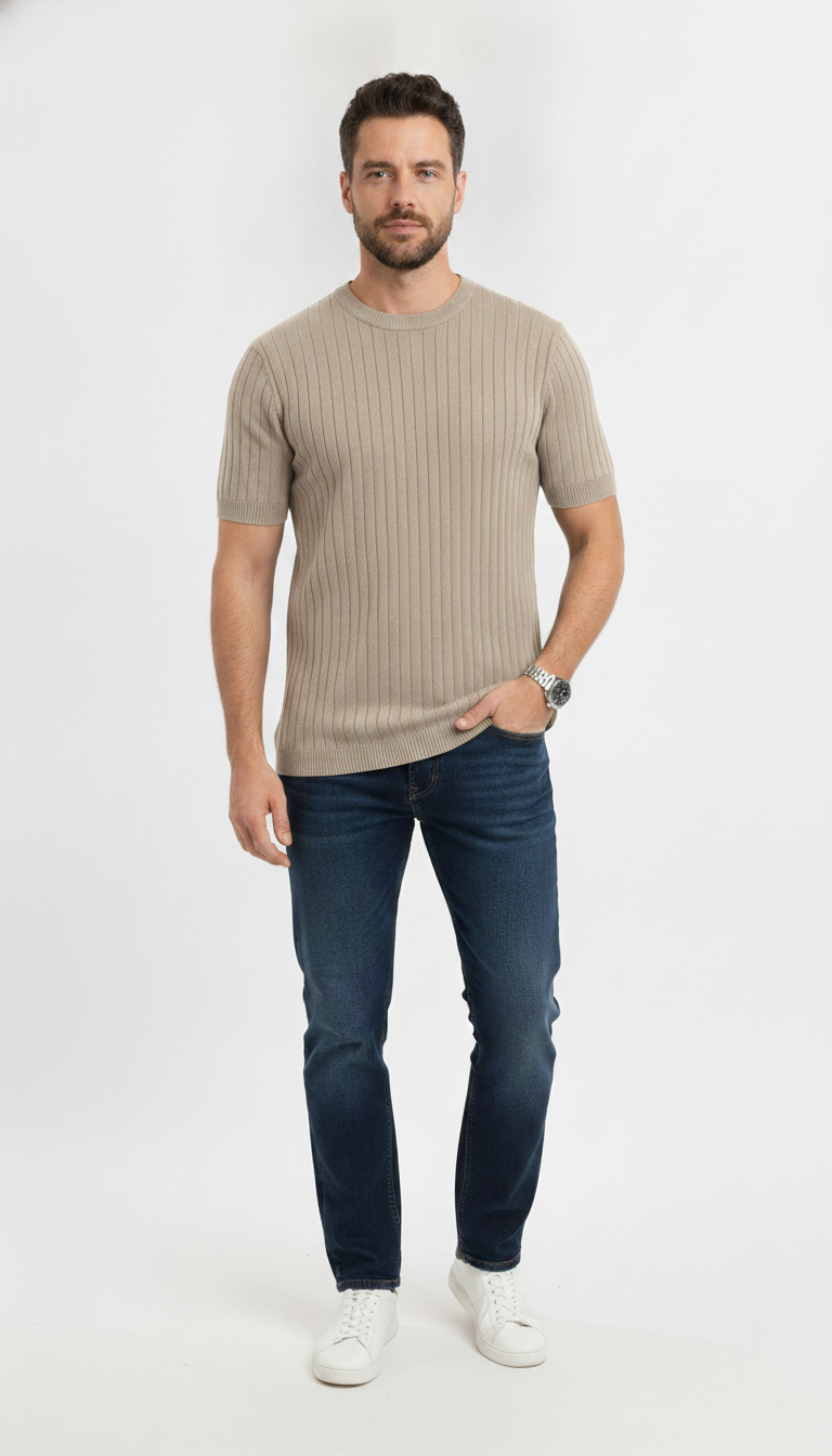 Tshirt Masculina Canelada