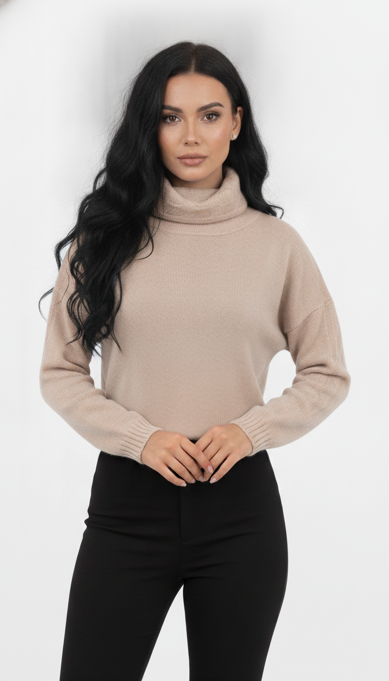 Blusa Mousse Trança na Gola