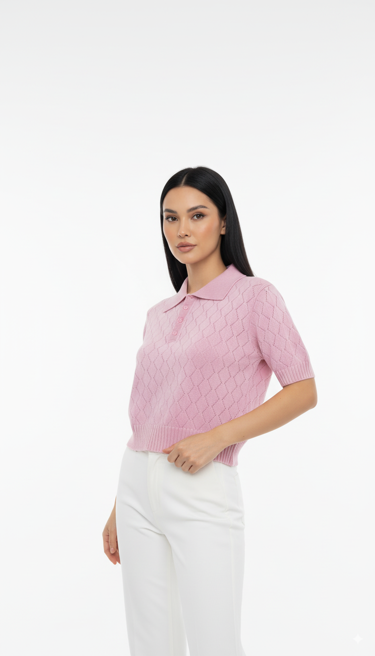 Tshirt Polo Detalhada