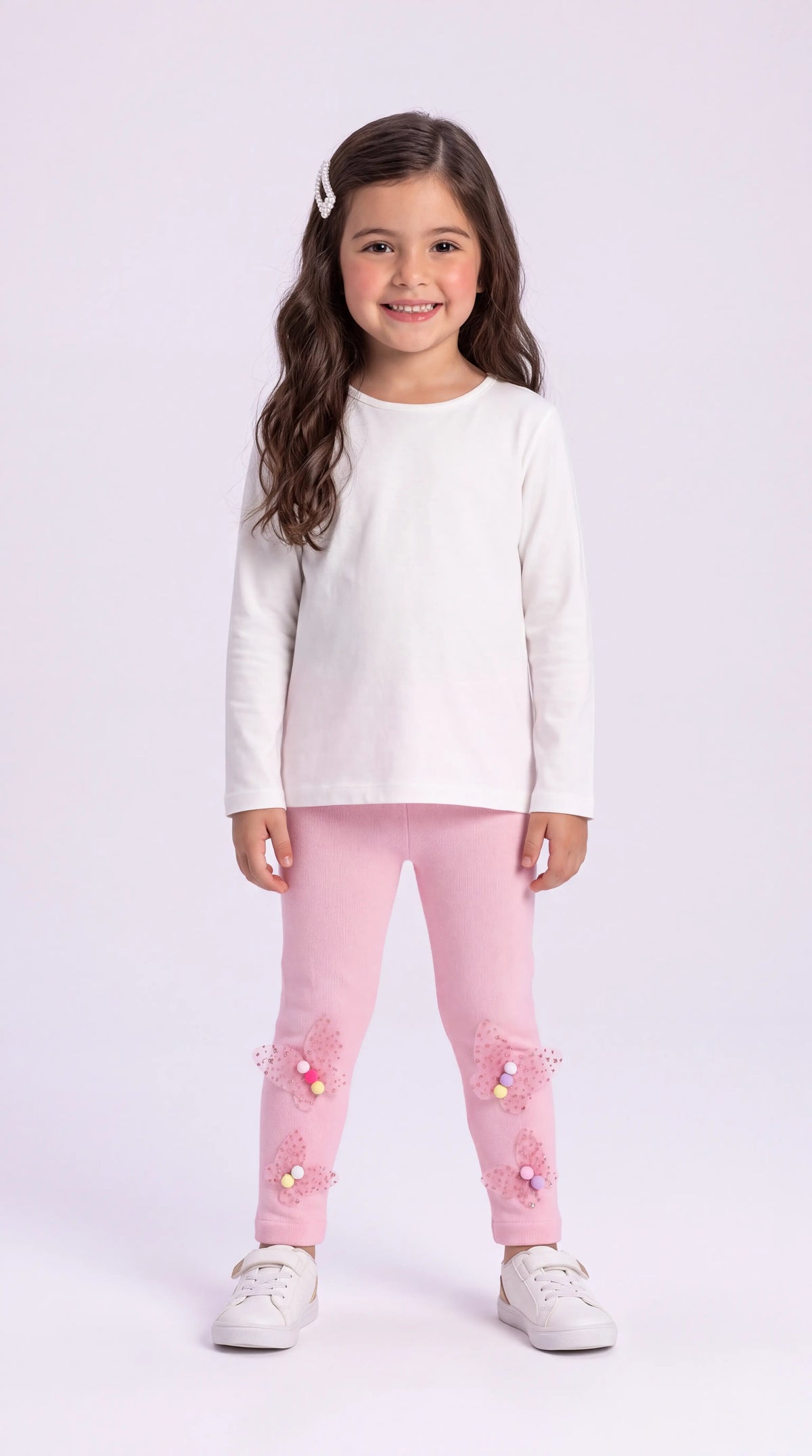 Calça Infantil Legging Borboleta