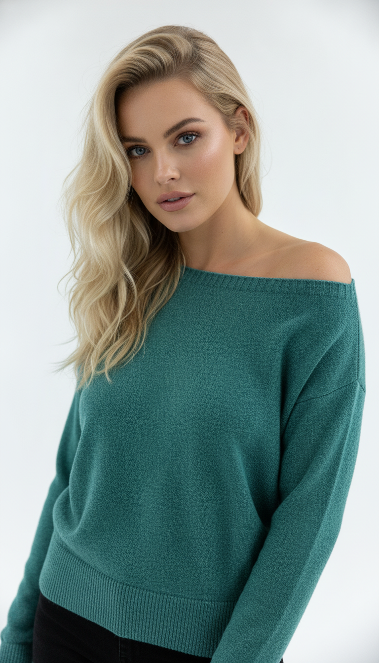 Blusa Ombro a Ombro Mousse