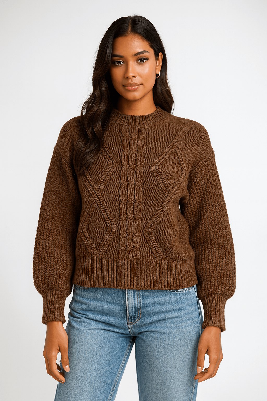 Blusa Lã Losango