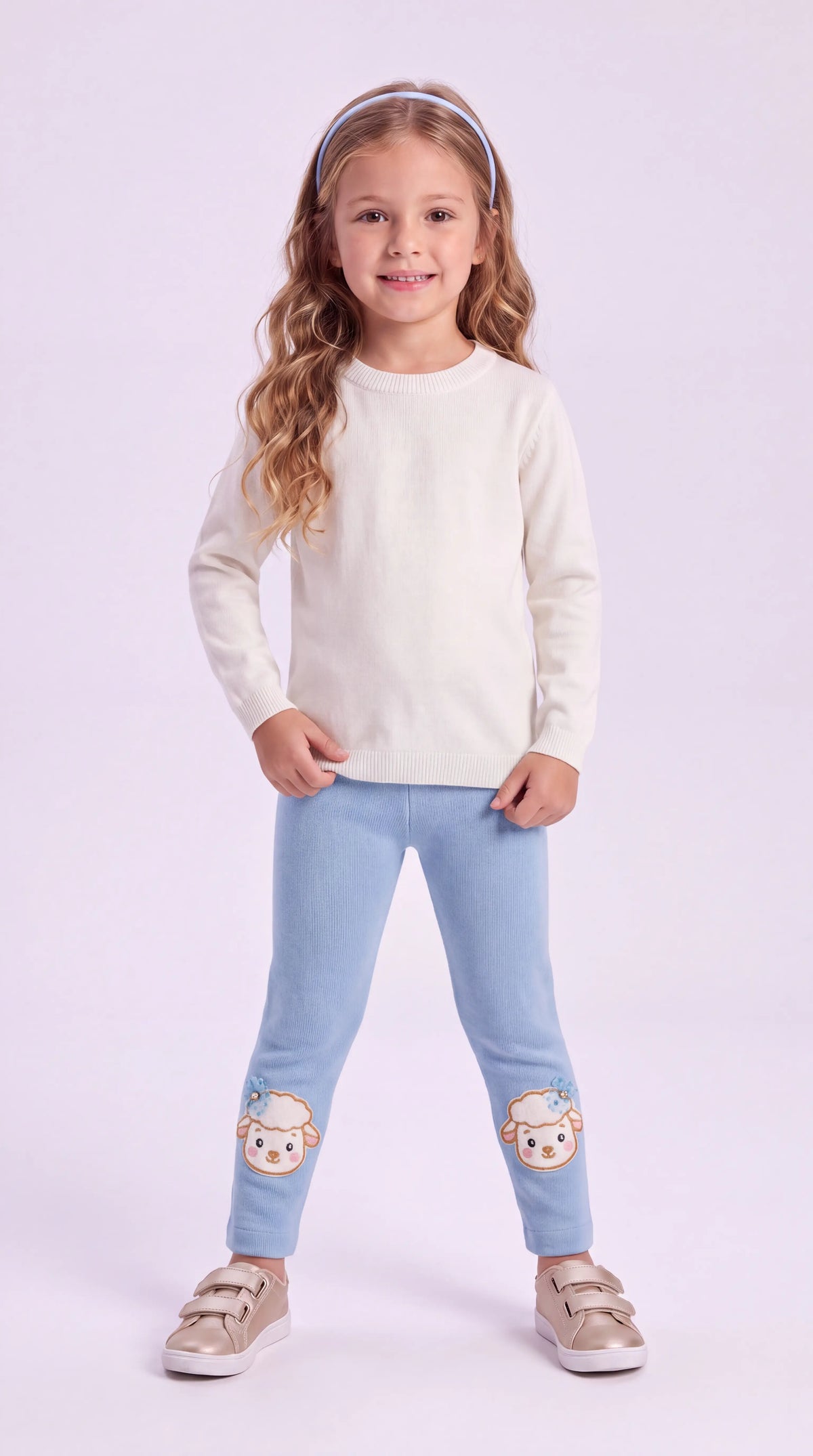 Calça Infantil Legging Ovelinha
