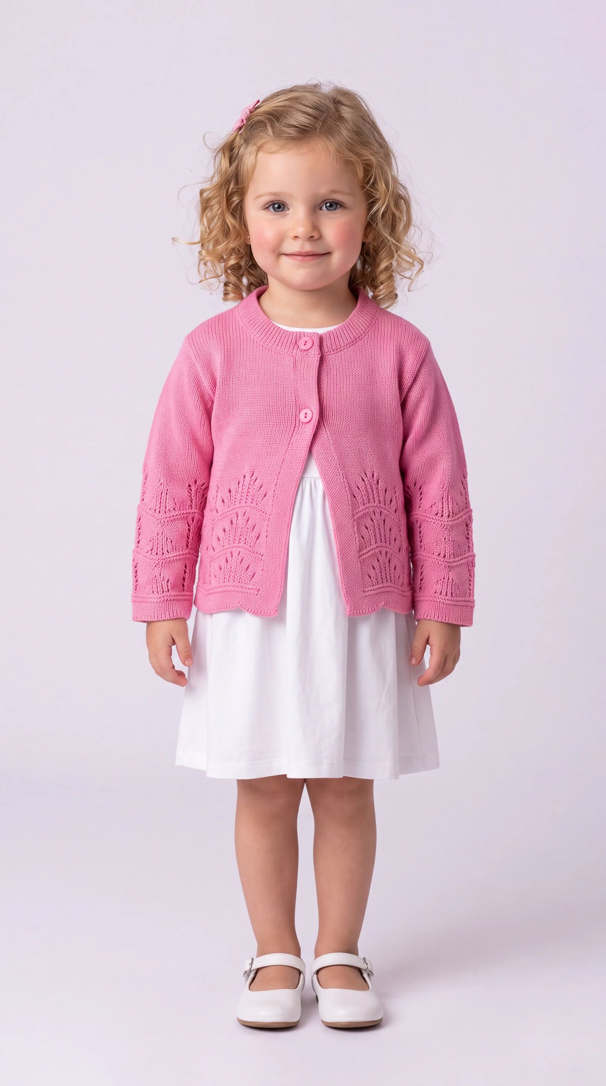 Casaquinho Infantil Rendado