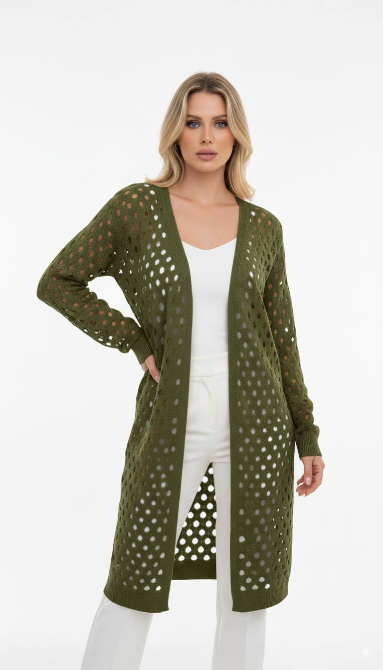 Cardigan Vazado