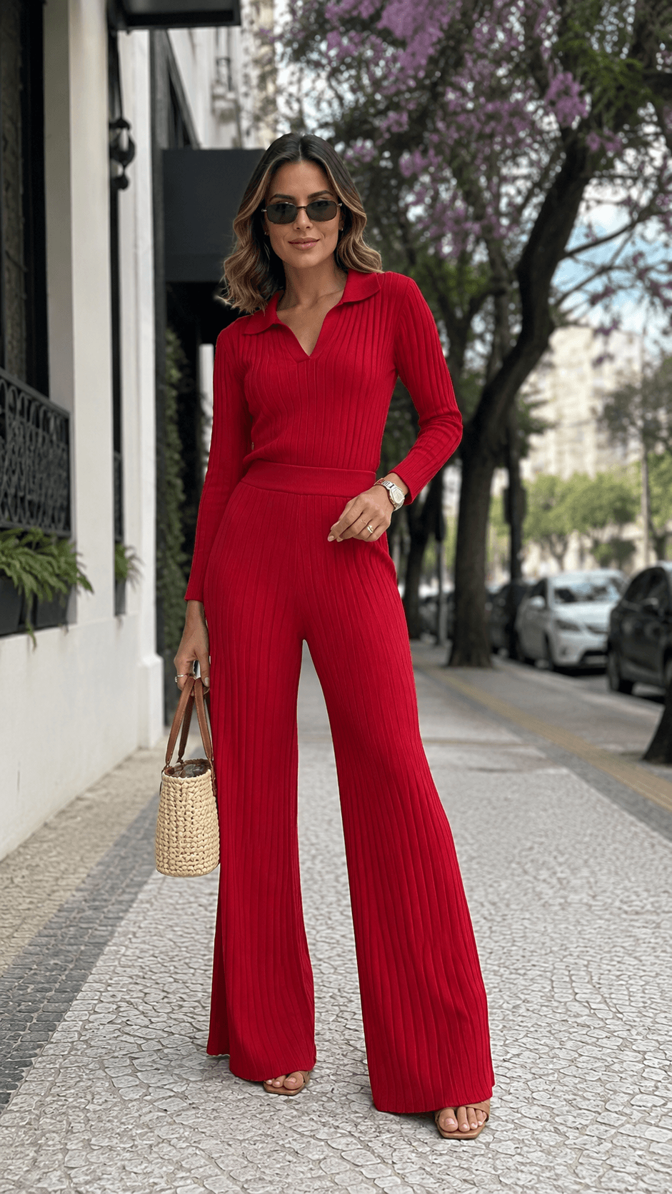 Conjunto Blusa e Calça Lina