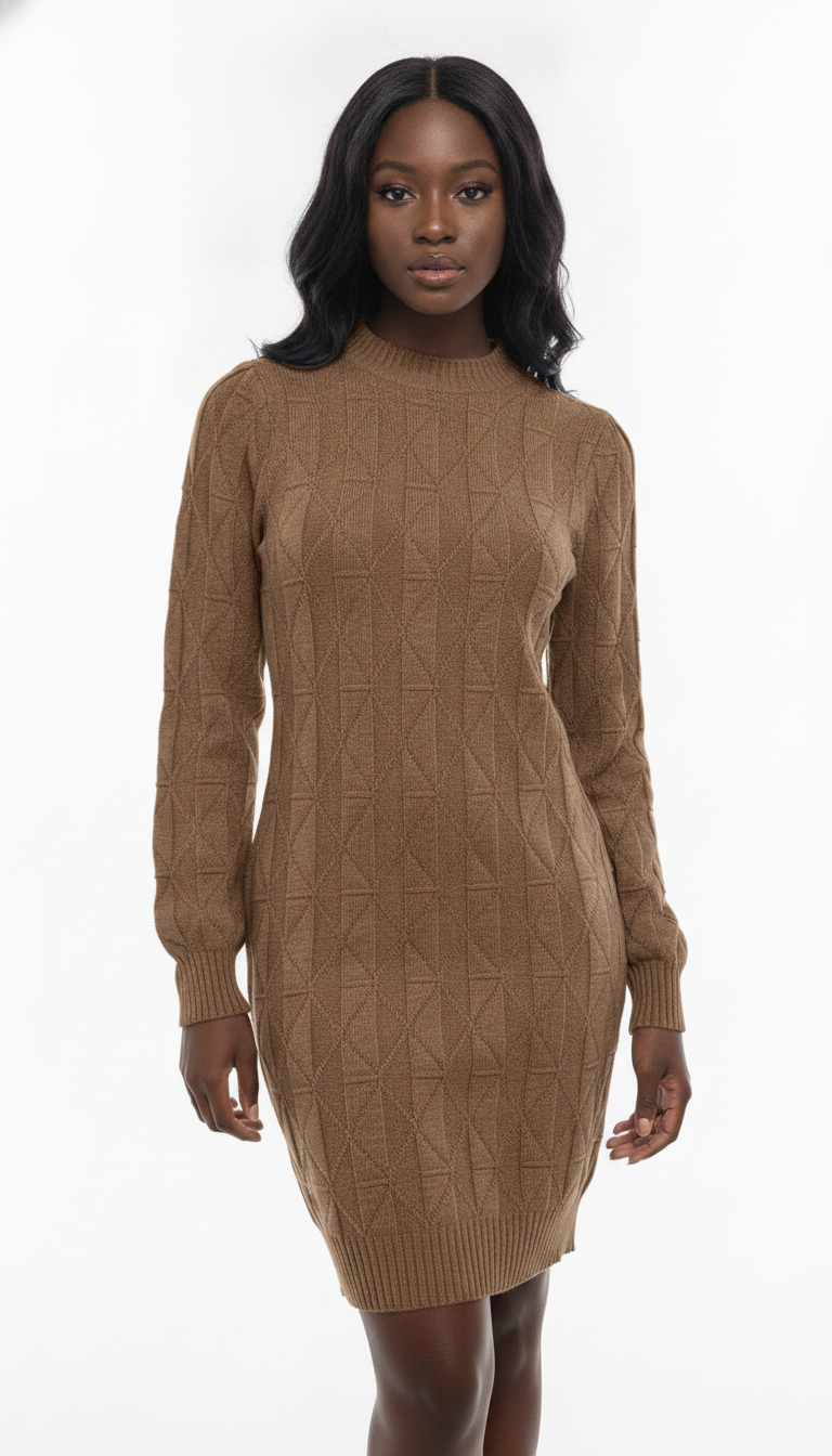 Vestido Detalhado de Modal