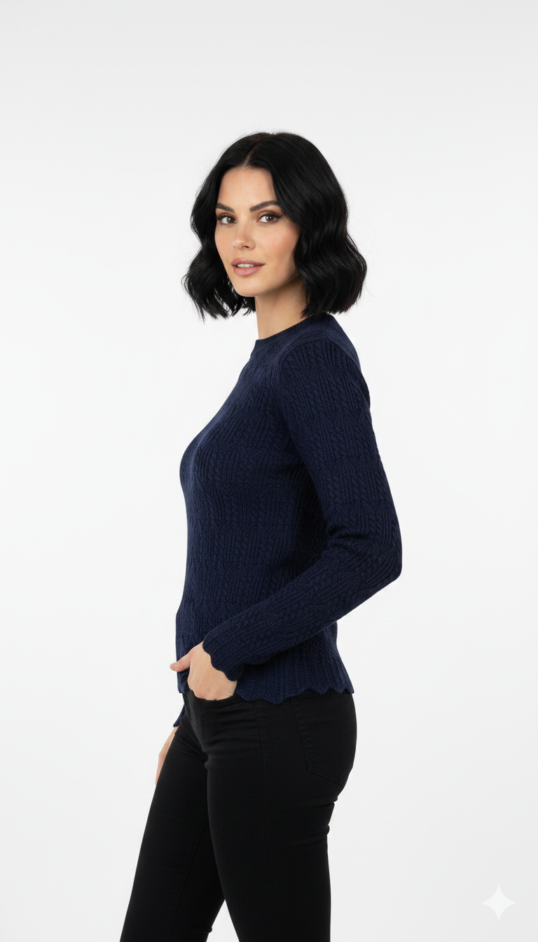 Blusa Tramada Modal
