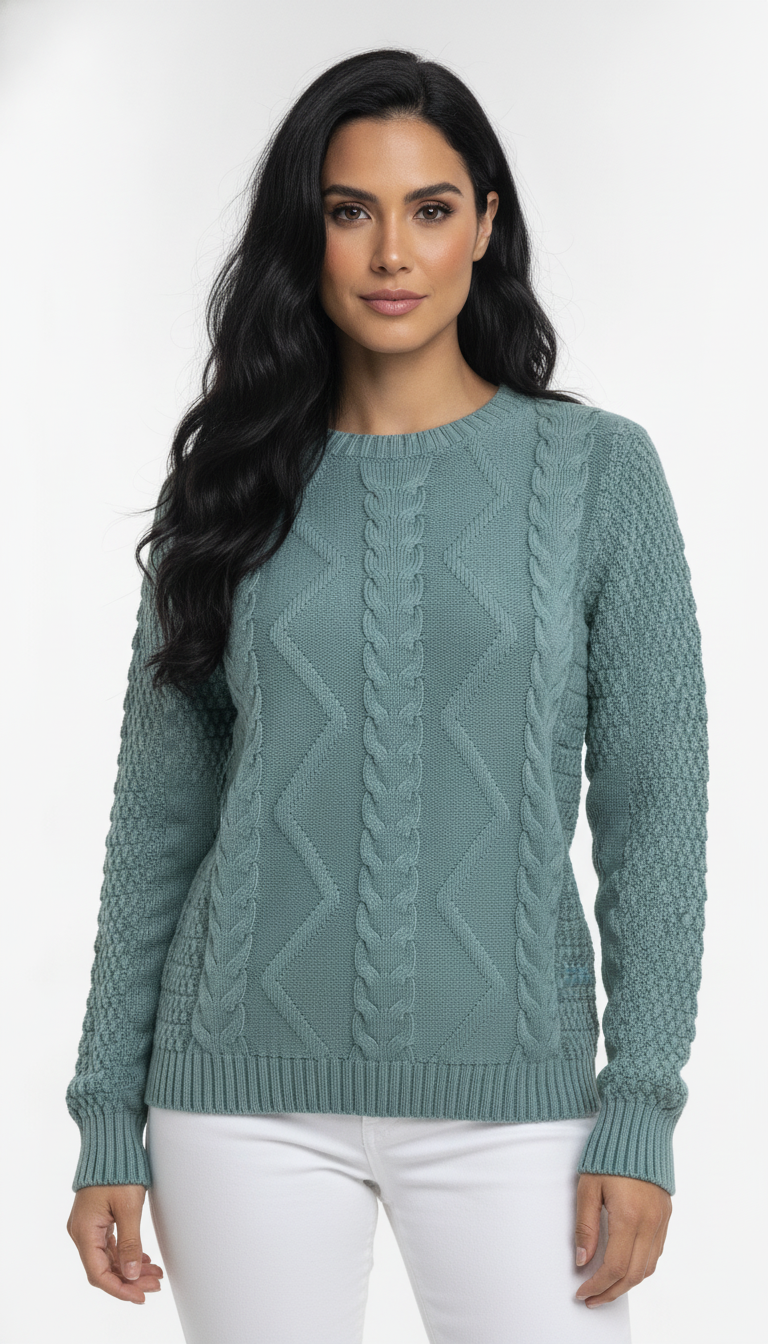 Blusa Trançada Zig Zag