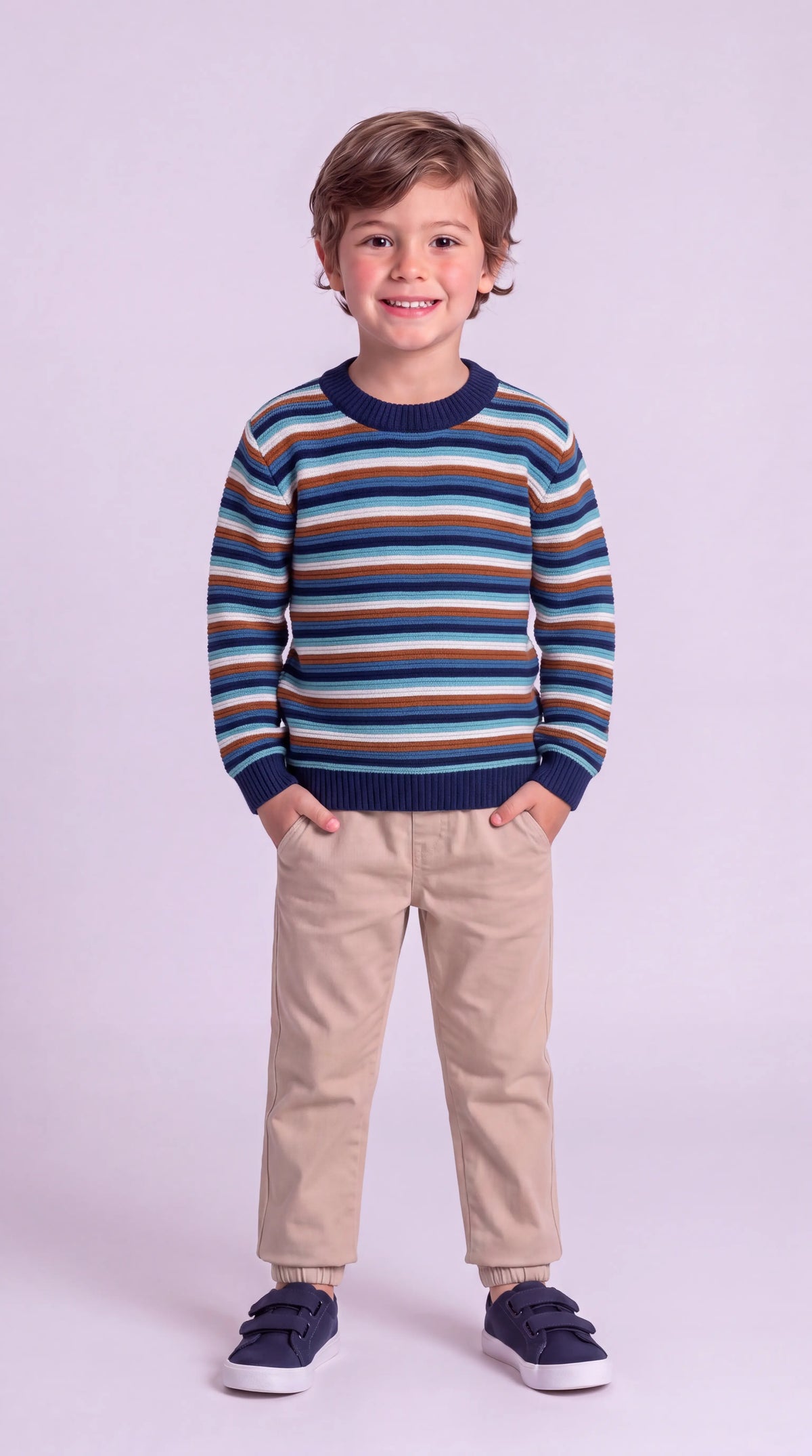 Blusa Infantil Listrada de Modal