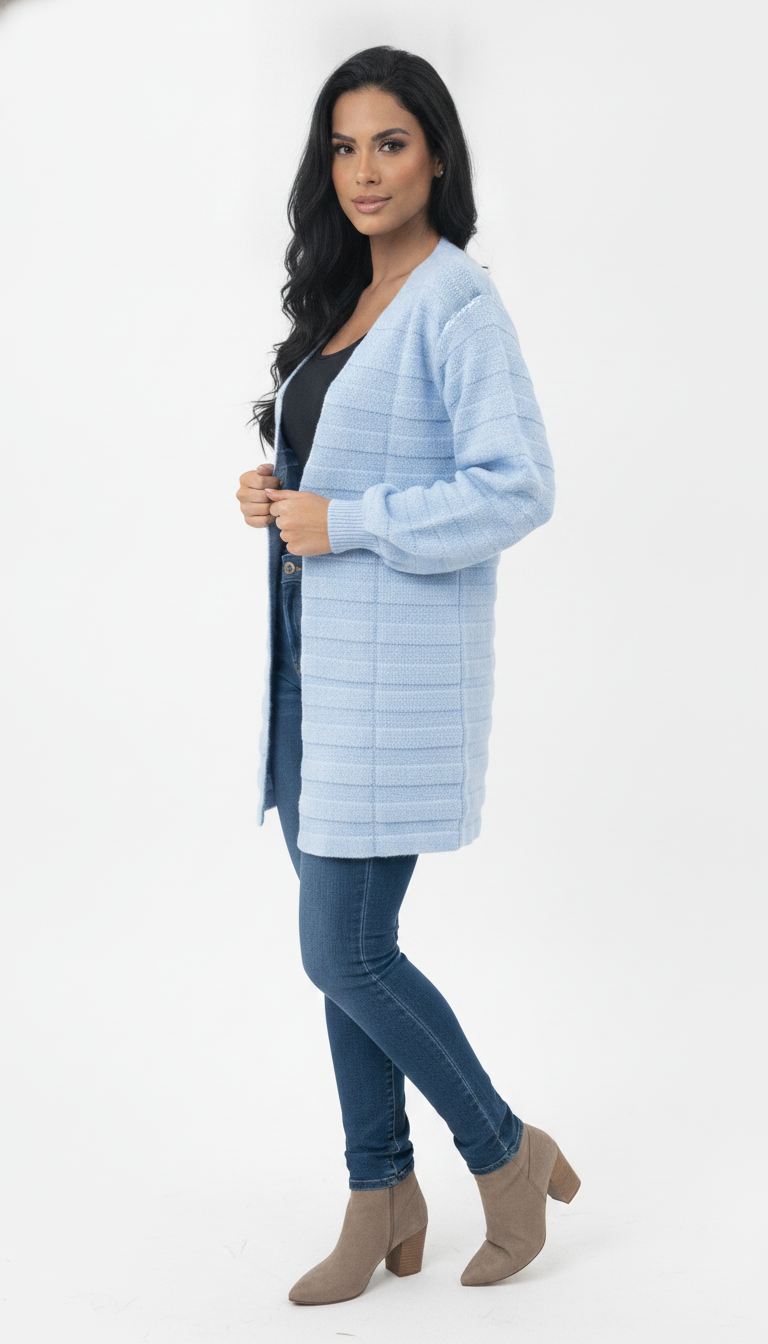 Cardigan Mousse Longo