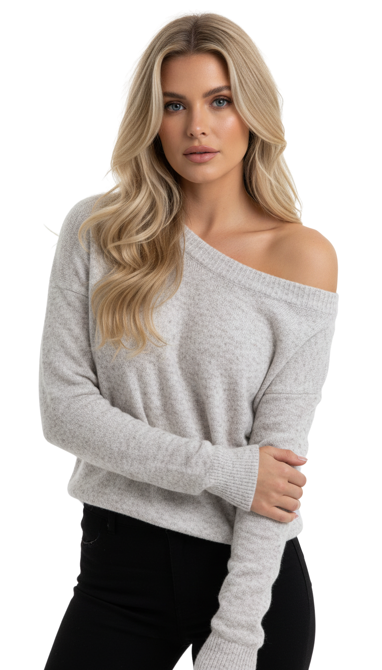 Blusa Ombro a Ombro Mousse