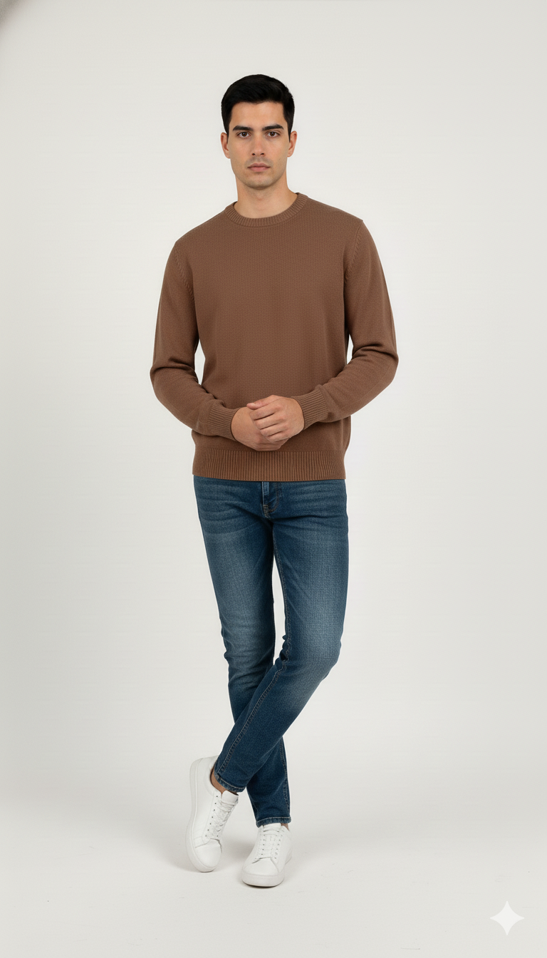 Suéter Liso de Modal