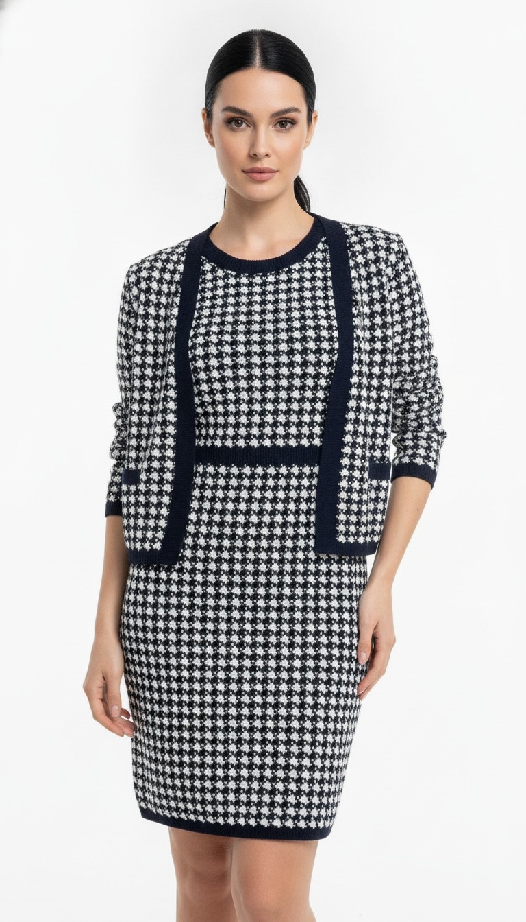 Conjunto Casaco e Vestido