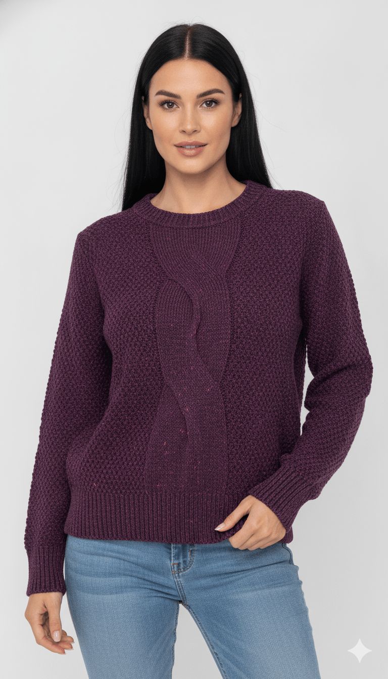Blusa Trança Mesclada