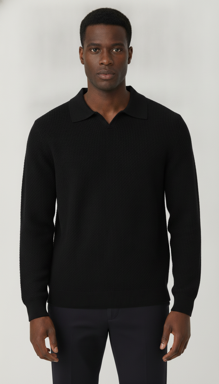 Suéter Masculino Gola Polo