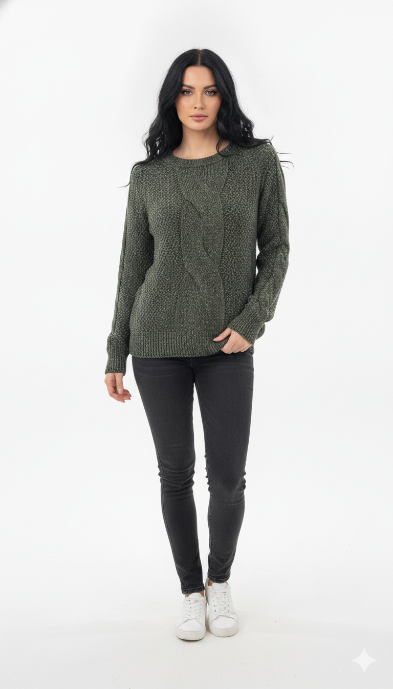 Blusa Trança Mesclada