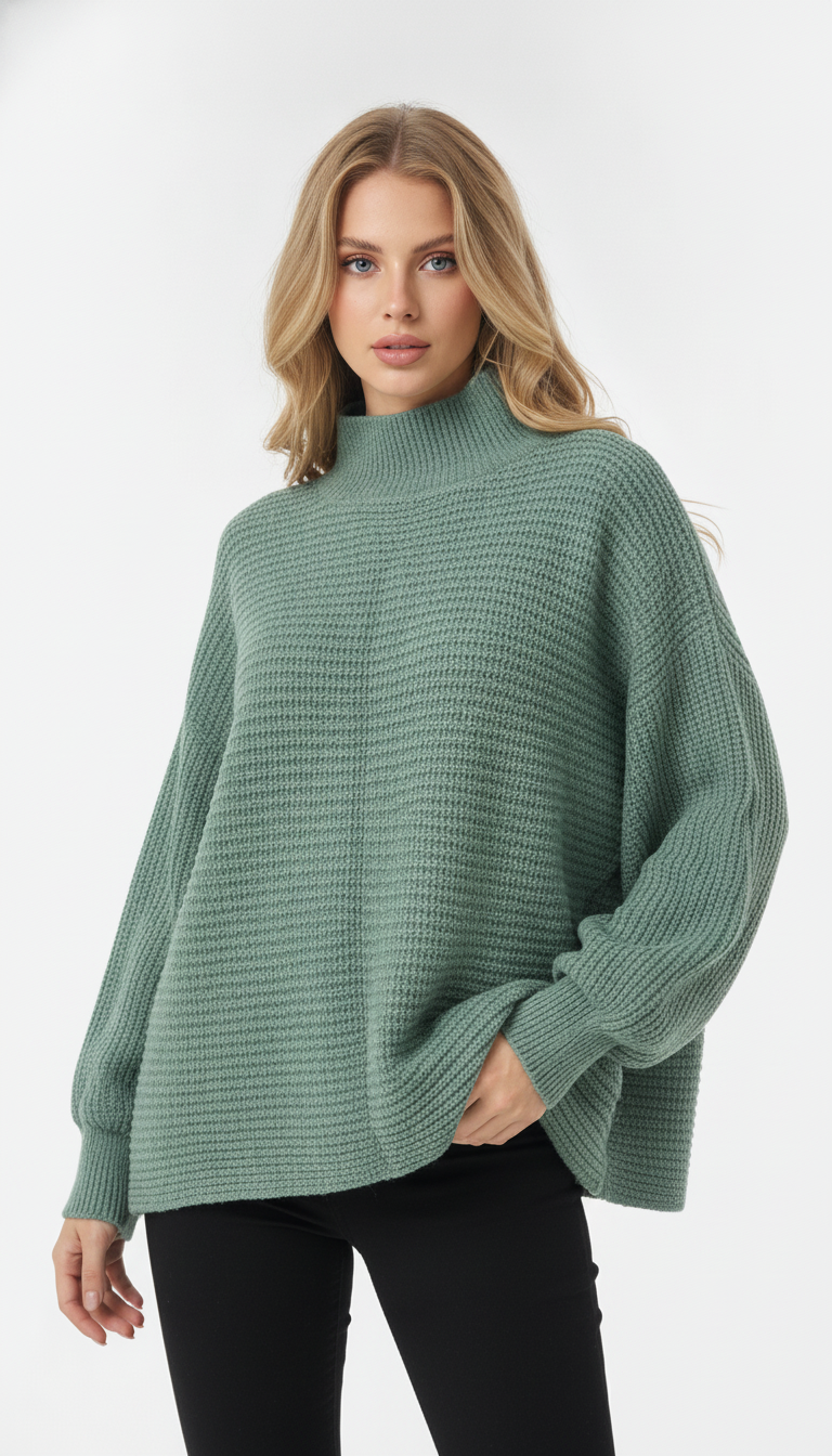 Blusa Morcego Fio Mousse