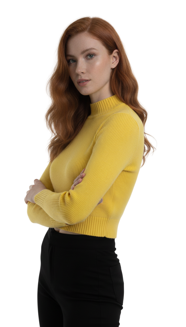 Cropped Canelado Modal