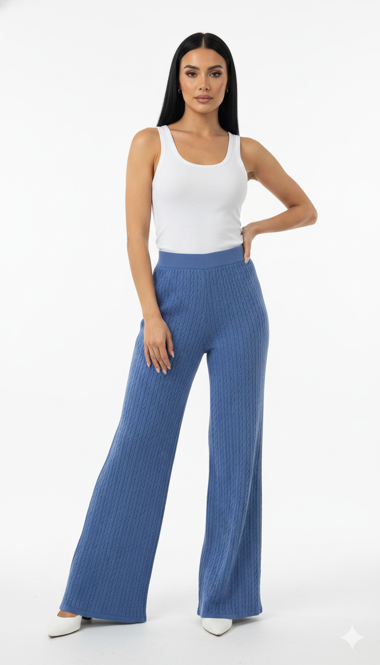 Calça de Modal Trançada