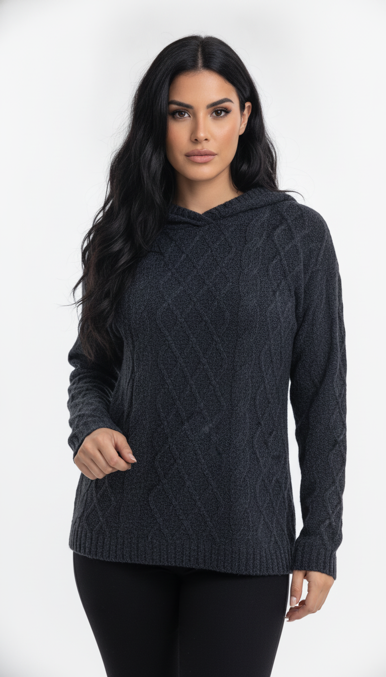 Blusa Mousse com Capuz